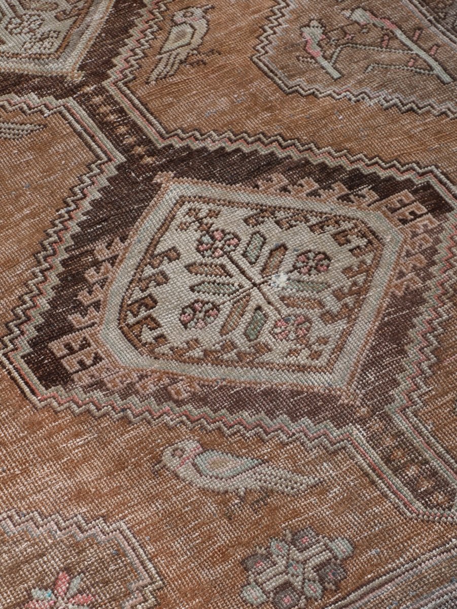 Persian Meshkin Runner Rug | 3' 3” x 8' 9