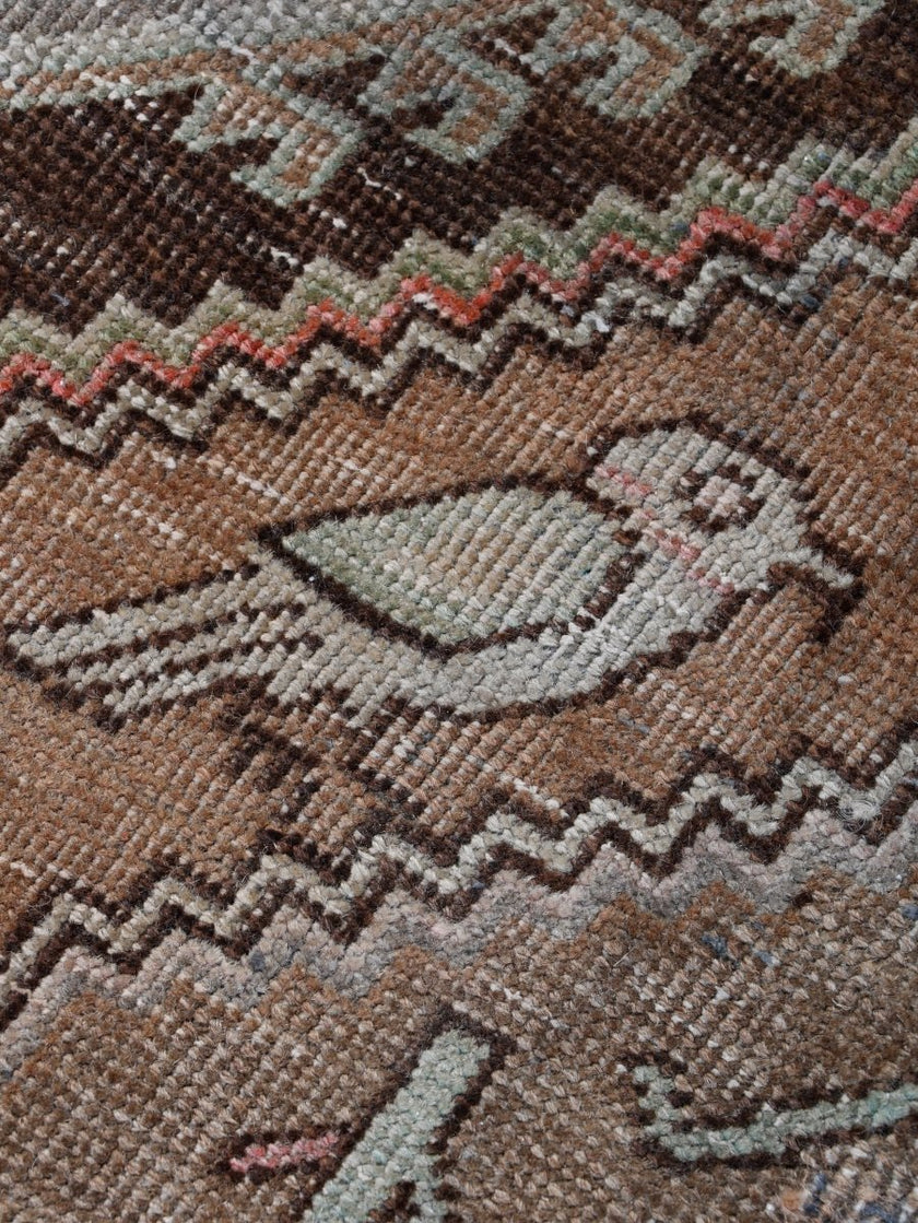 Persian Meshkin Runner Rug | 3' 3” x 8' 9