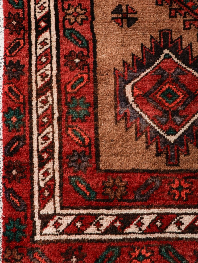 Persian Meshkin Runner Rug | 3' 6” x 13' 4