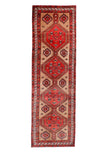 Persian Meshkin Runner Rug | 3' 6” x 13' 4
