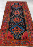 Persian Meshkin Runner Rug | 3' 7” x 9' 10