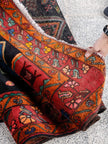 Persian Meshkin Runner Rug | 3' 7” x 9' 10