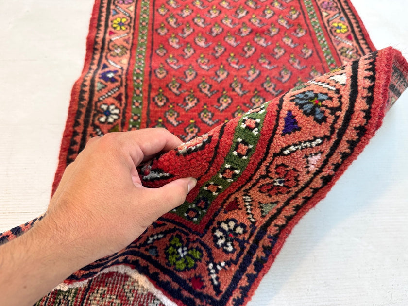 Persian Mir-Boteh Runner Rug | 2' 1” x 9' 5
