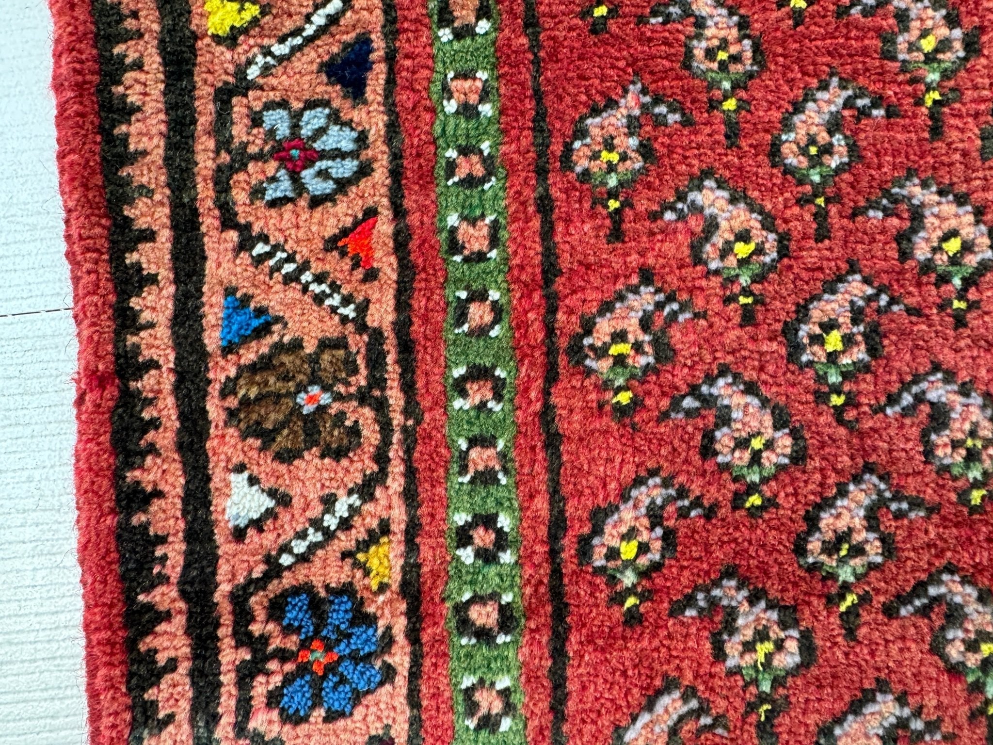 Persian Mir-Boteh Runner Rug | 2' 1” x 9' 5