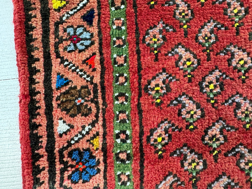 Persian Mir-Boteh Runner Rug | 2' 1” x 9' 5