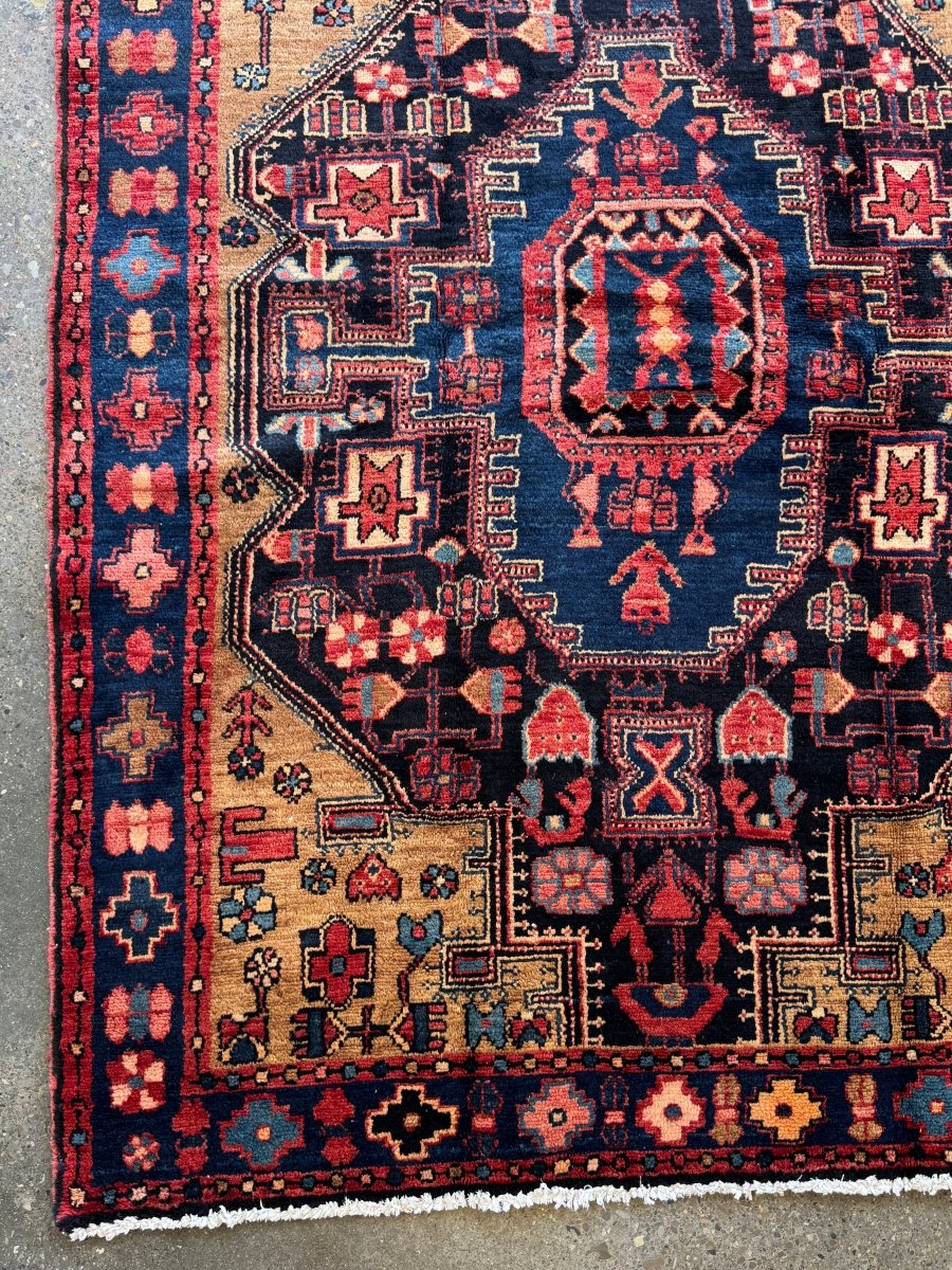 Persian Nahavand Rug | 4' 6