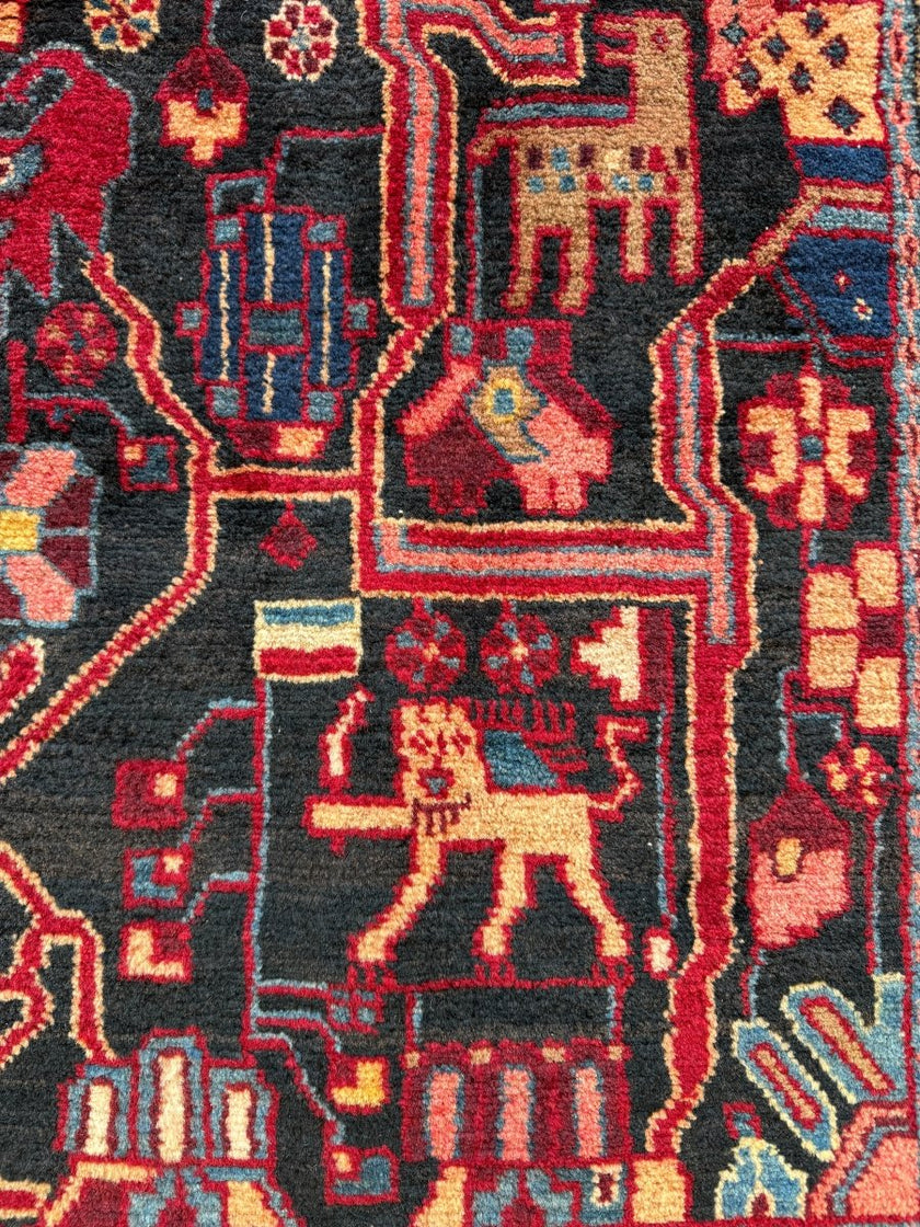 Persian Nahavand Rug | 5' 3
