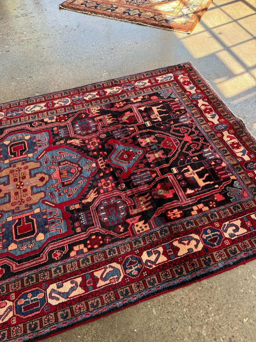 Persian Nahavand Rug | 5' 3