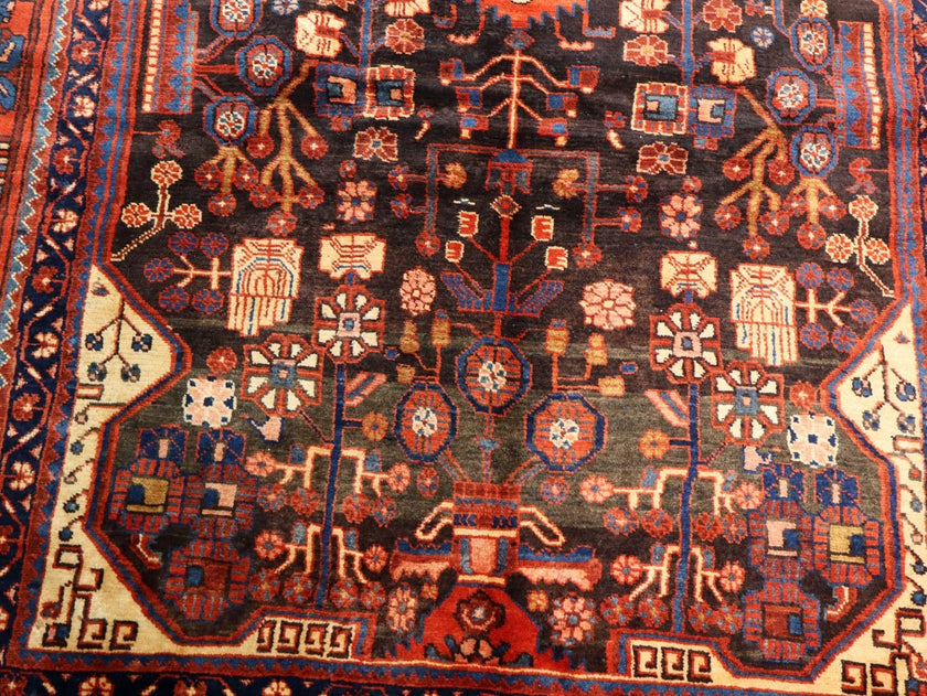 Persian Nahavand Rug | 5' 5” x 9' 7