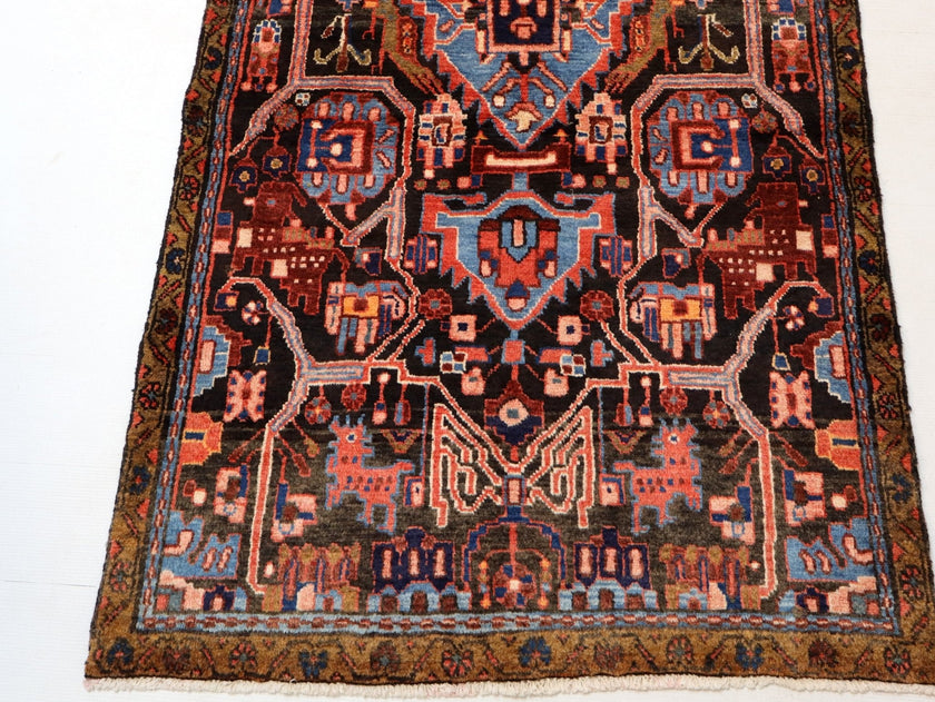 Persian Nahavand Runner Rug | 3' 5” x 8' 4