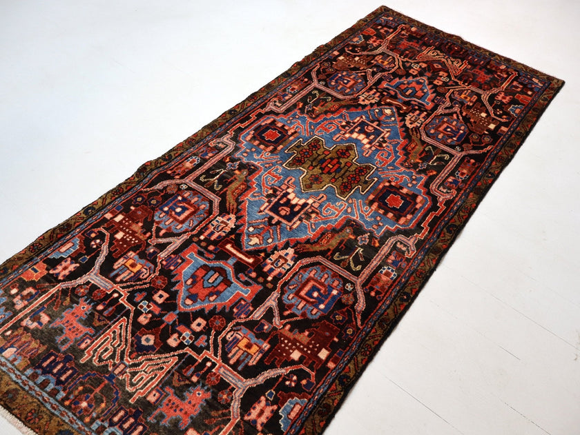 Persian Nahavand Runner Rug | 3' 5” x 8' 4