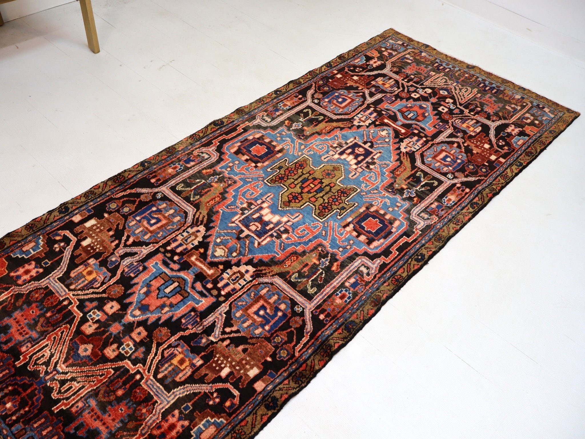Persian Nahavand Runner Rug | 3' 5” x 8' 4