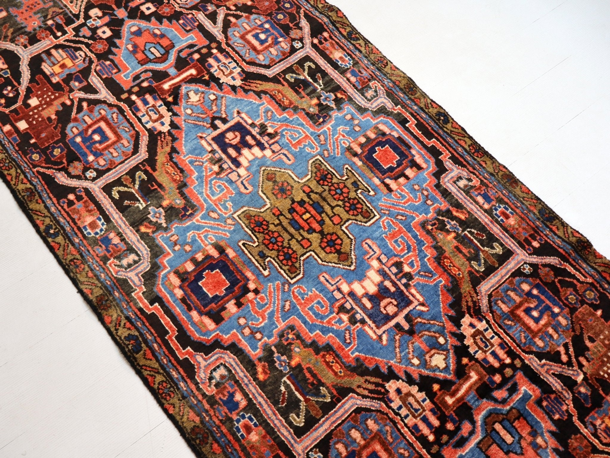 Persian Nahavand Runner Rug | 3' 5” x 8' 4