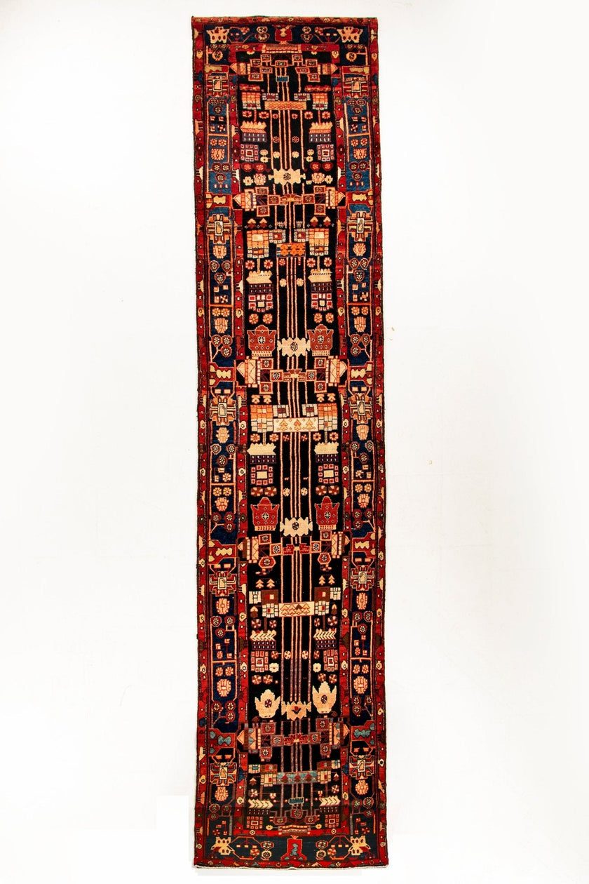 Persian Nahavand Runner Rug | 3' 8