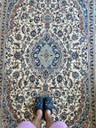 Persian Nain Rug | 6' 7
