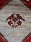 Persian Qashqai Gabbeh Rug | 3' 11