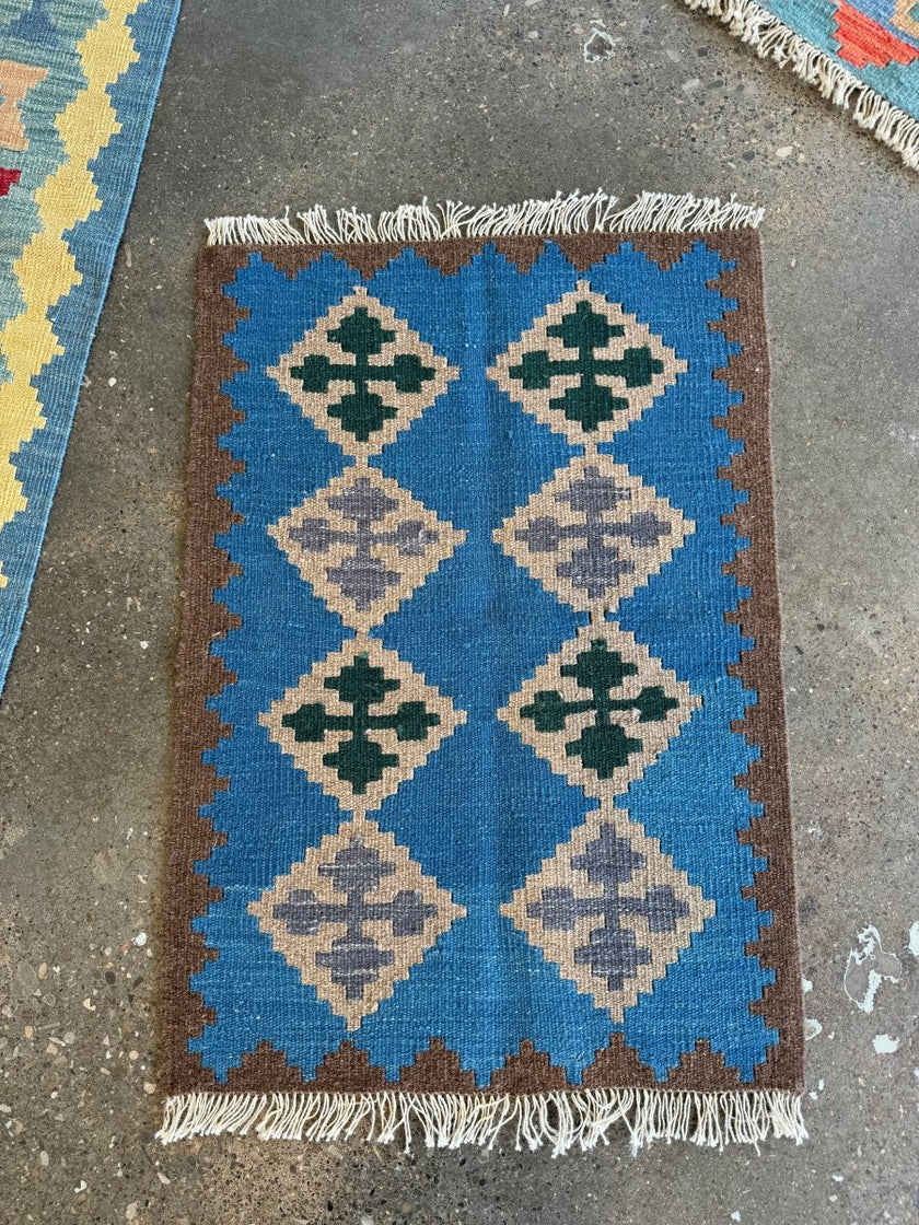 Persian Qashqai Kilim Rug | 2' 0