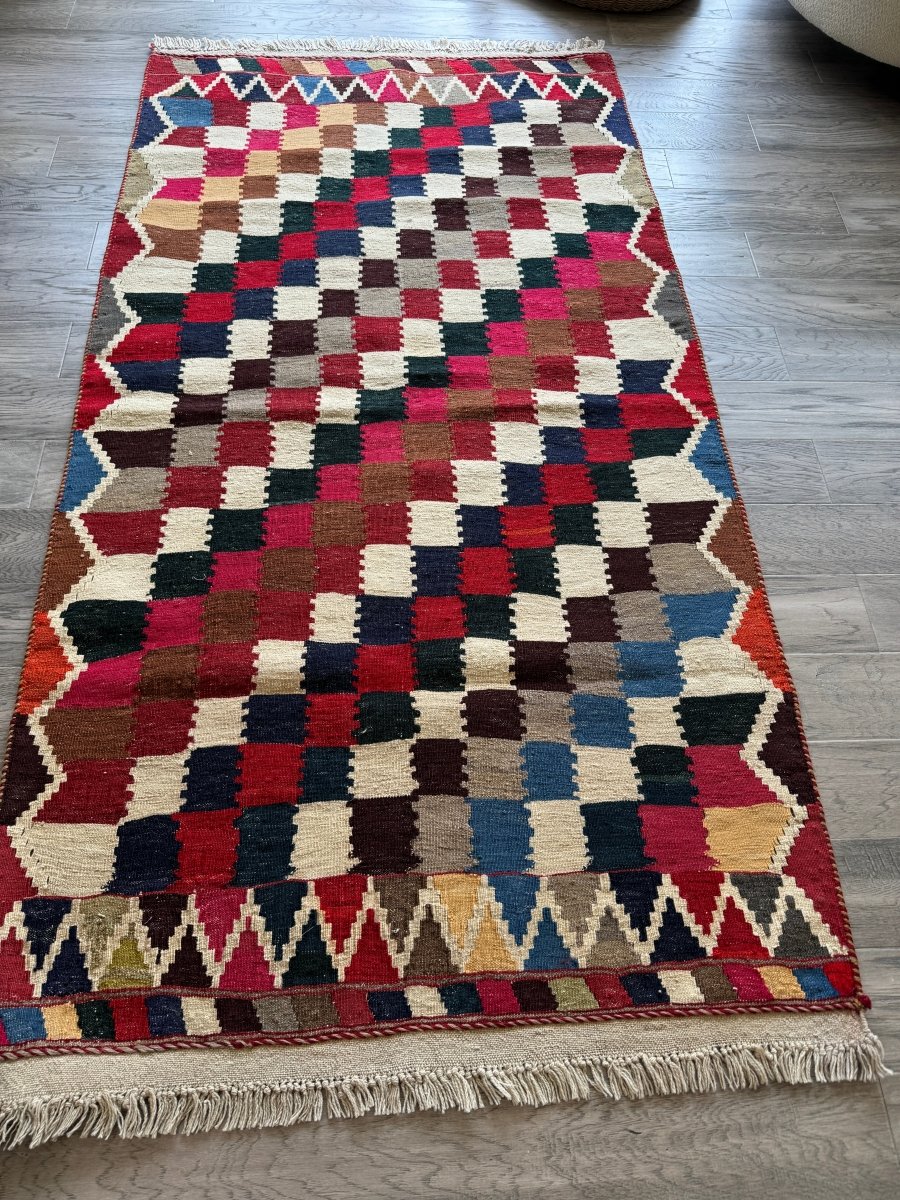 Persian Qashqai Kilim Rug |  3' 3