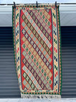 Persian Qashqai Kilim Rug | 3' 8