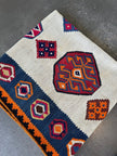Persian Qashqai Kilim Rug | 4' 11