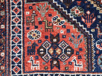 Persian Qashqai Rug | 4' x 5' 1