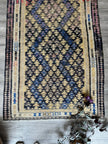 Persian Qazvin Kilim Runner |  3' 3
