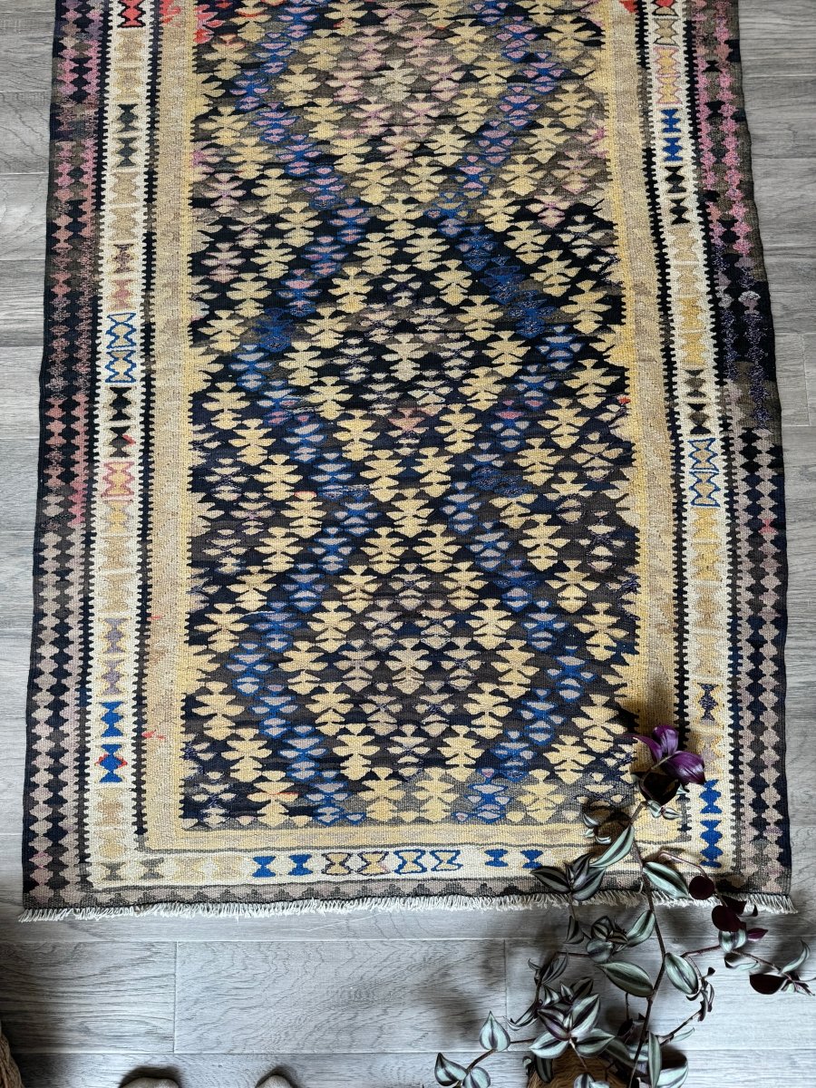 Persian Qazvin Kilim Runner |  3' 3