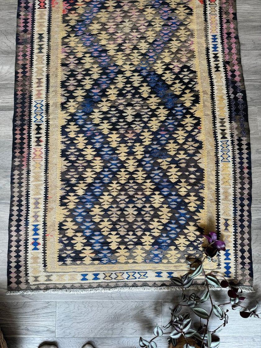 Persian Qazvin Kilim Runner |  3' 3