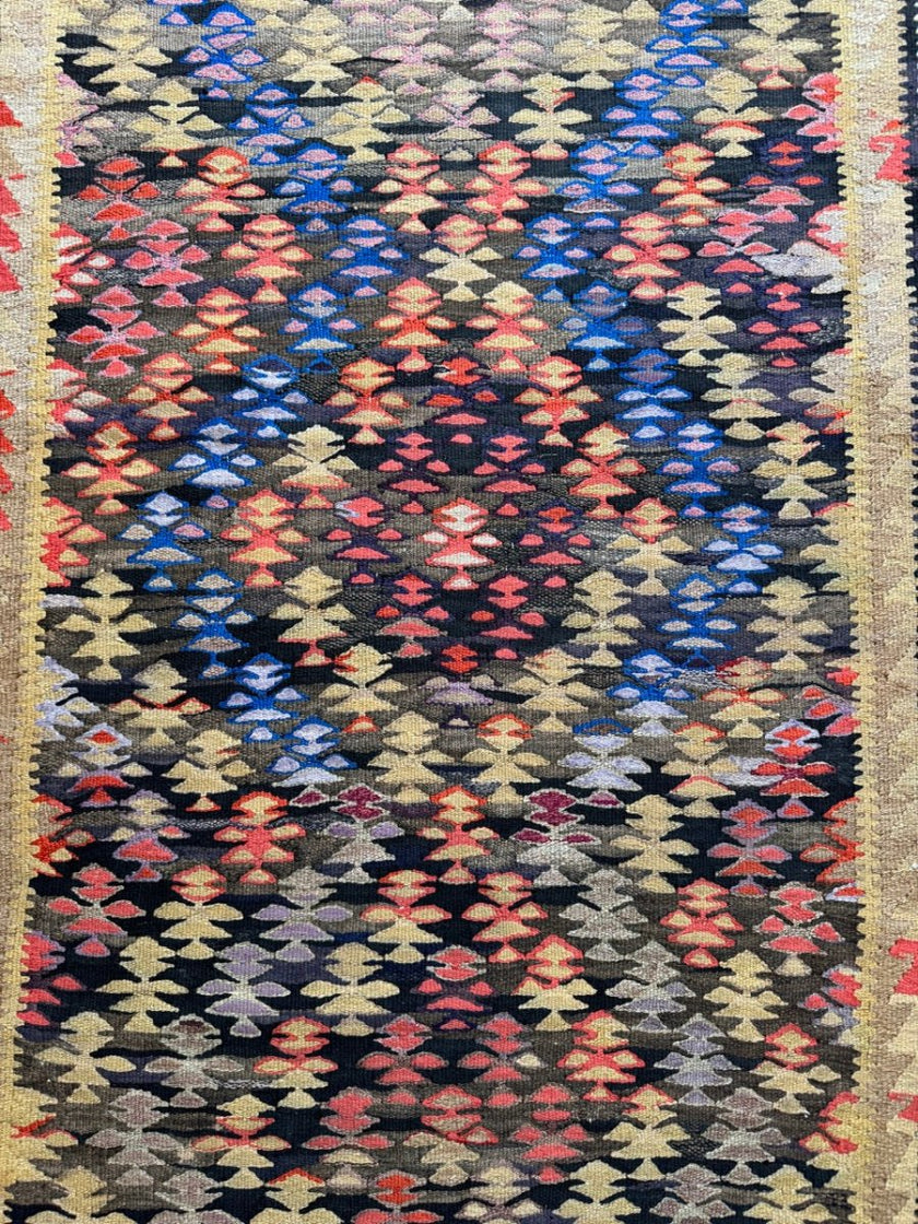 Persian Qazvin Kilim Runner |  3' 3
