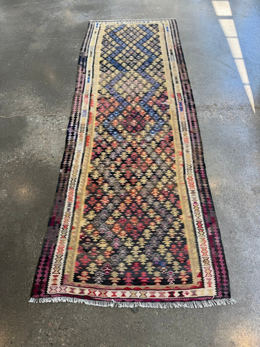 Persian Qazvin Kilim Runner |  3' 3