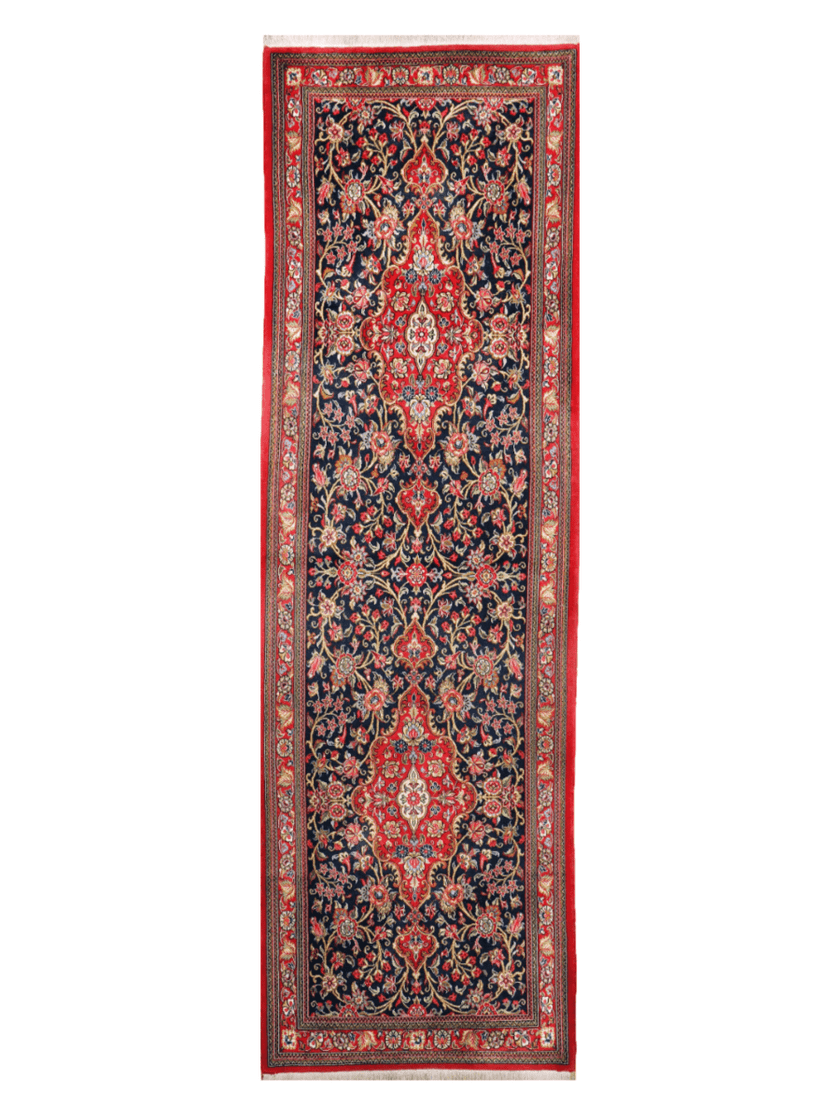 On Hold - Persian Qom Kork Wool Runner | 2' 9