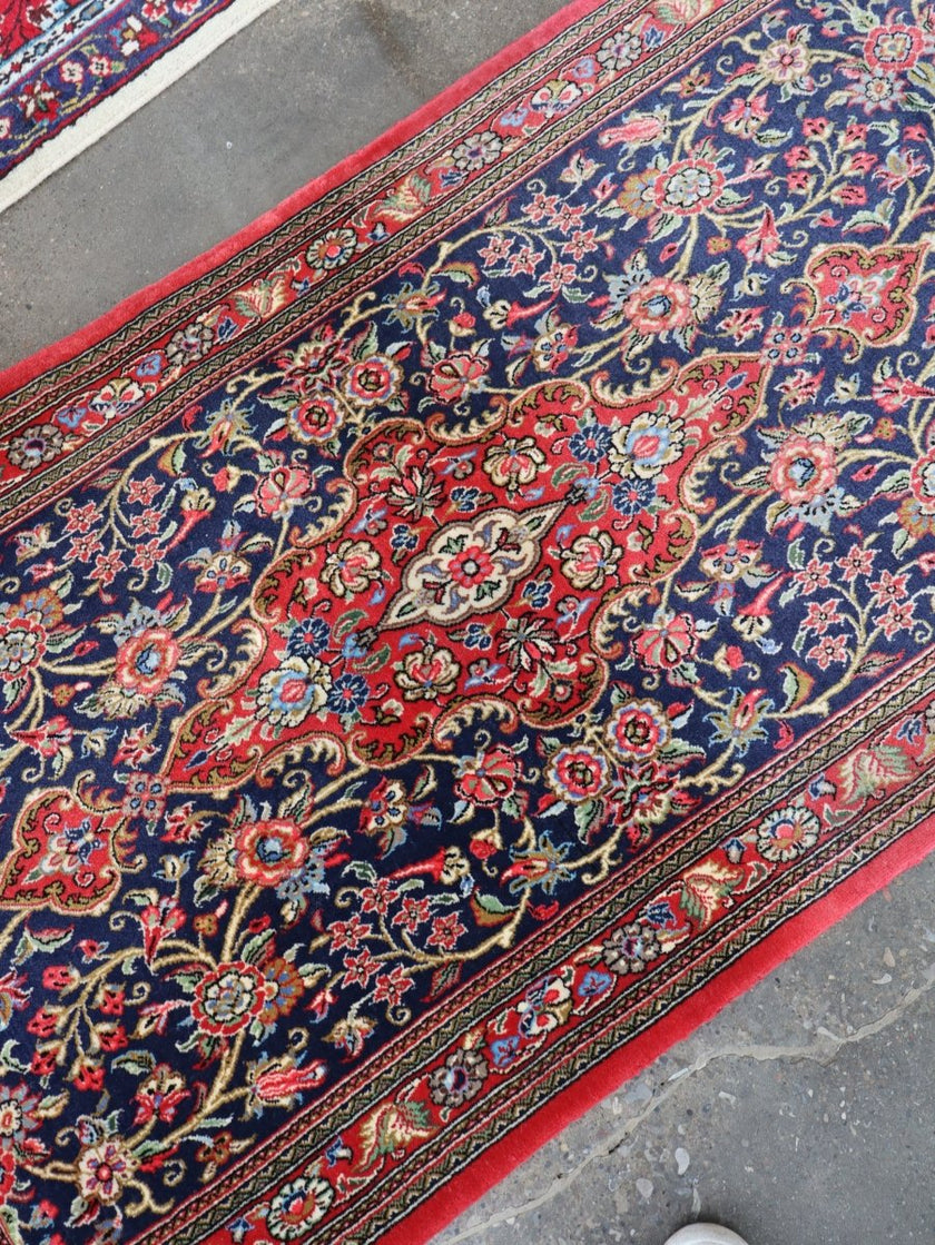 On Hold - Persian Qom Kork Wool Runner | 2' 9