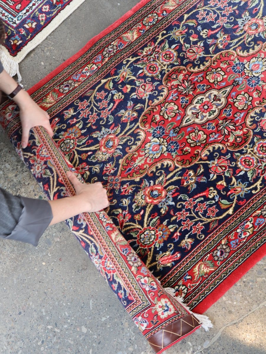 On Hold - Persian Qom Kork Wool Runner | 2' 9