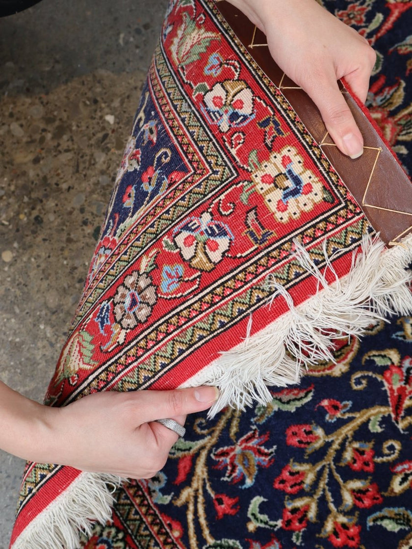 On Hold - Persian Qom Kork Wool Runner | 2' 9