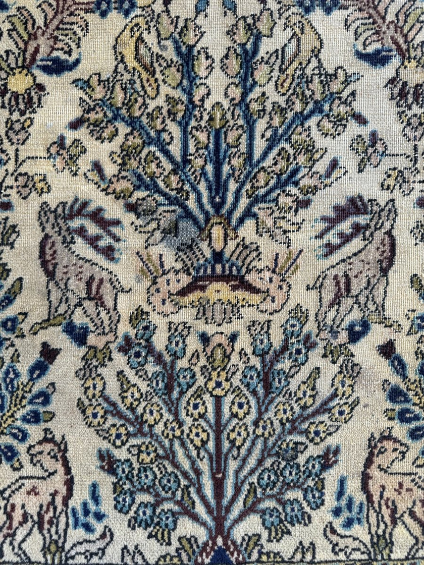 Persian Qom Rug | 3' 6
