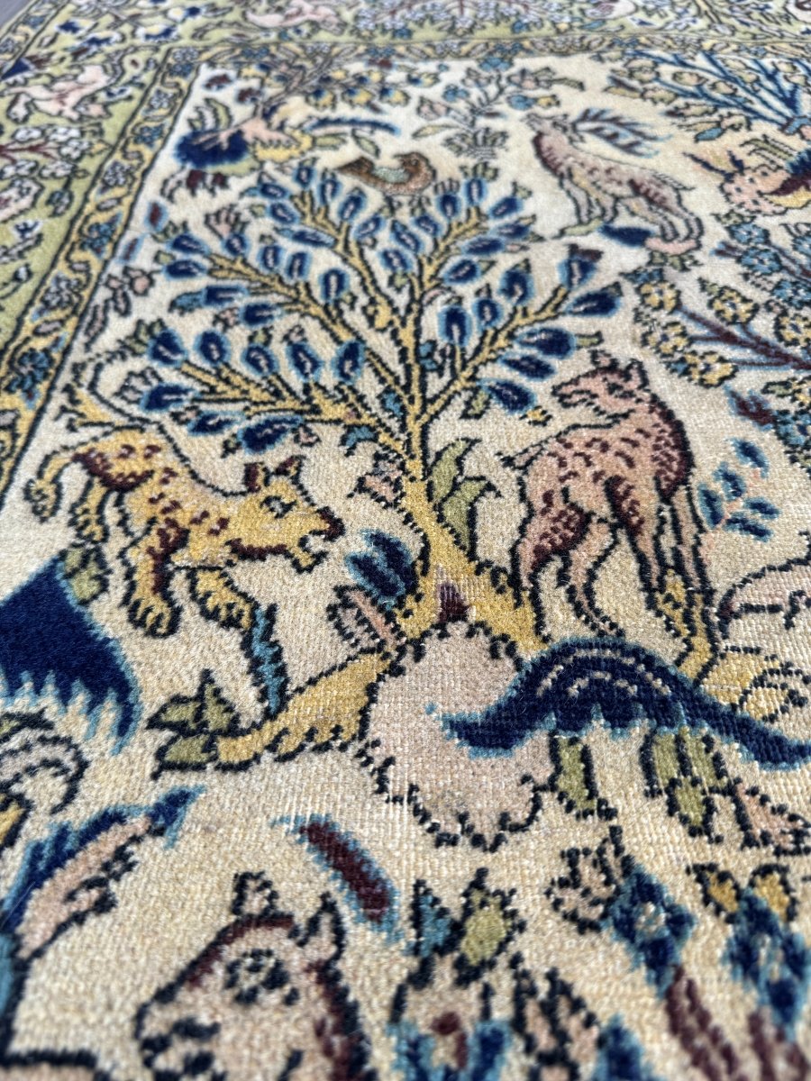 Persian Qom Rug | 3' 6