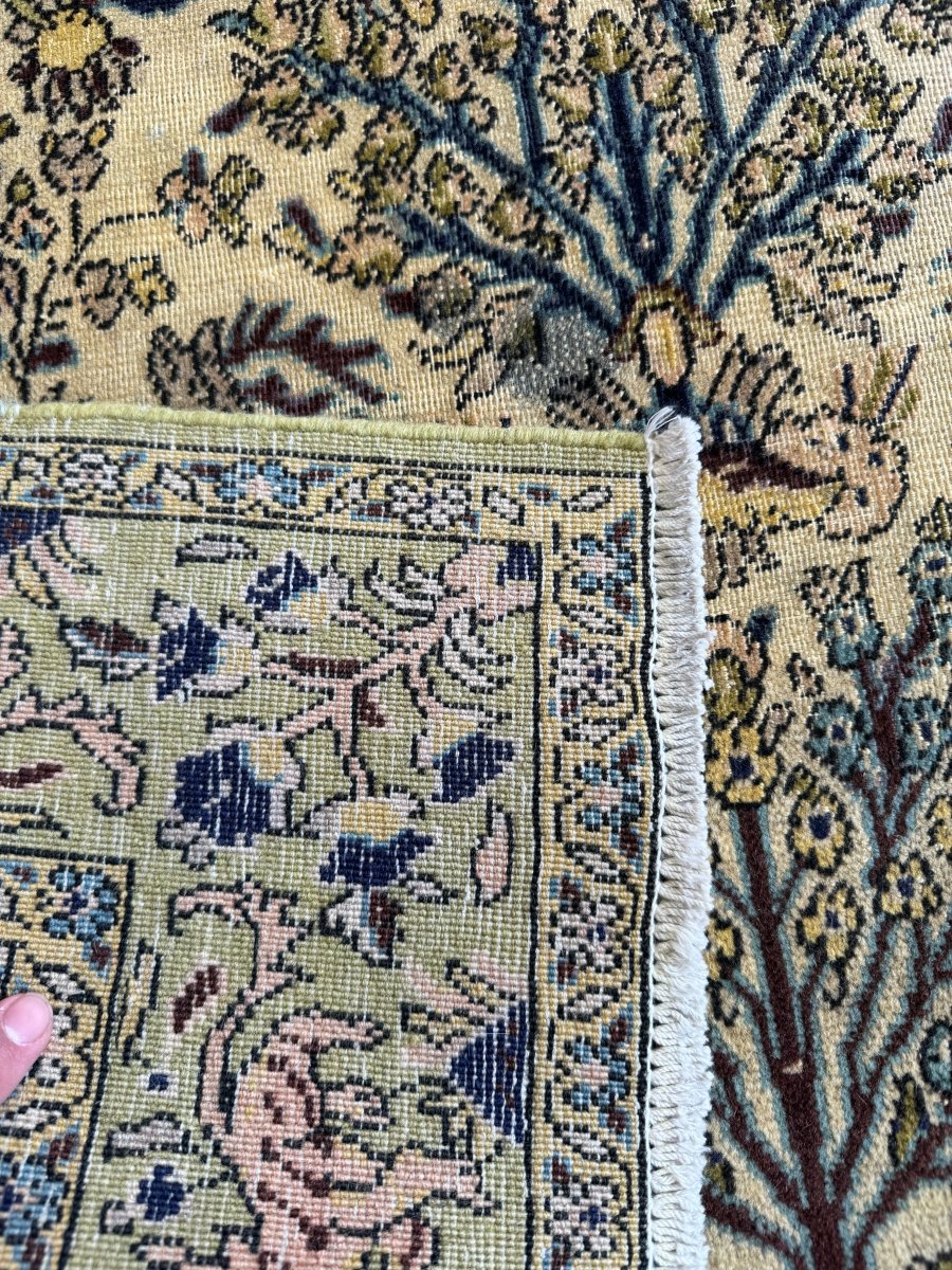 Persian Qom Rug | 3' 6