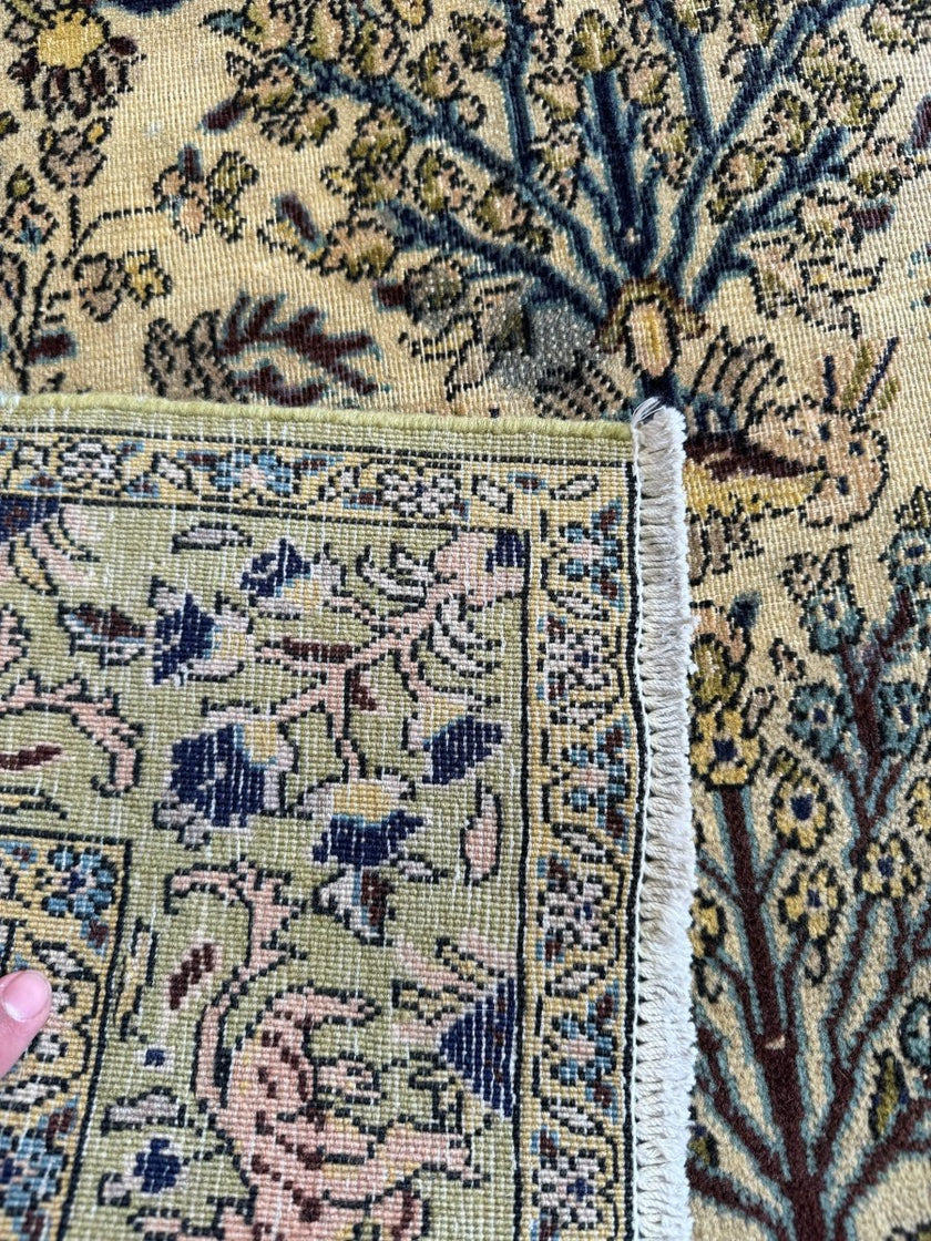 Persian Qom Rug | 3' 6