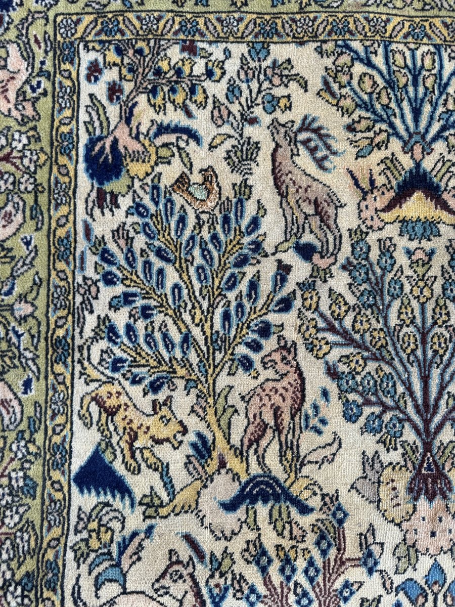 Persian Qom Rug | 3' 6