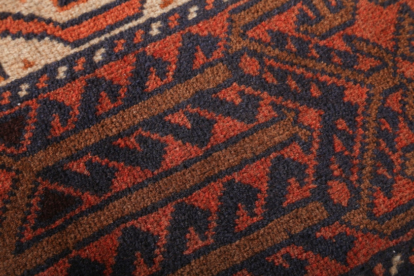 Persian Quchan Kurd Rug | 2' 10