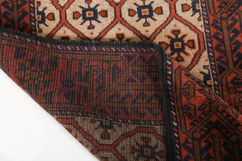 Persian Quchan Kurd Rug | 2' 10