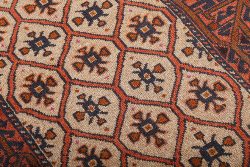 Persian Quchan Kurd Rug | 2' 10