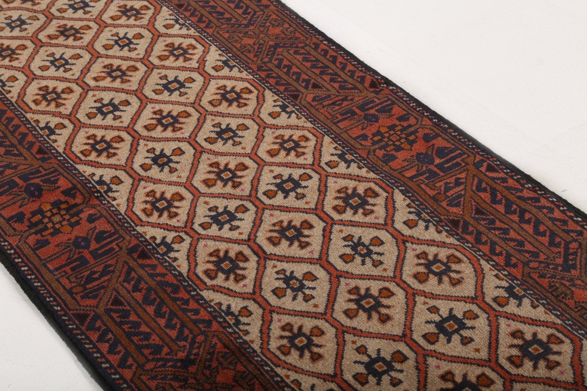 Persian Quchan Kurd Rug | 2' 10