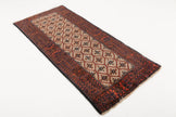 Persian Quchan Kurd Rug | 2' 10
