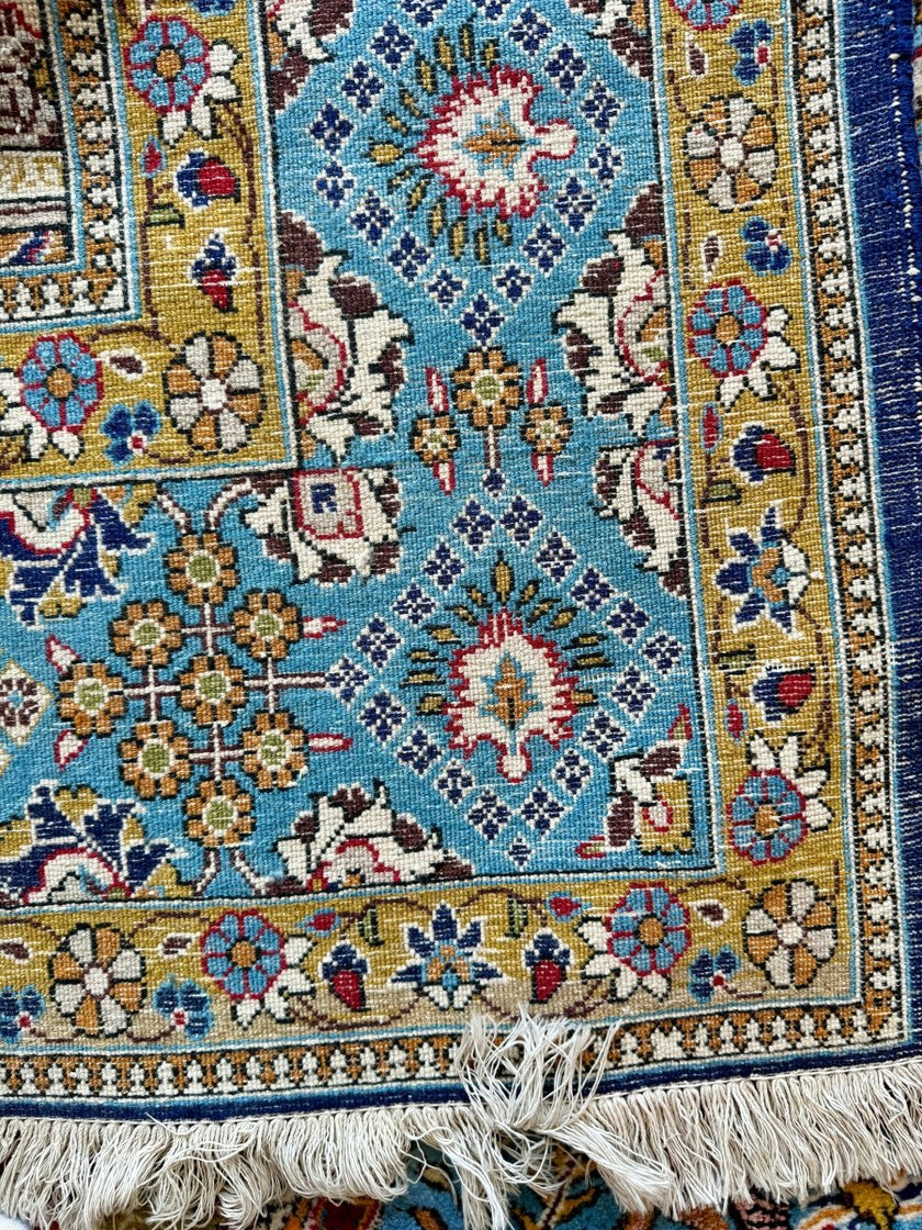 Persian Qum Rug | 7' 3