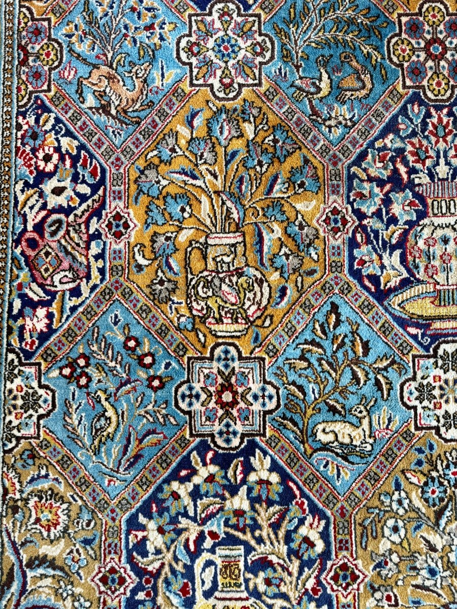 Persian Qum Rug | 7' 3