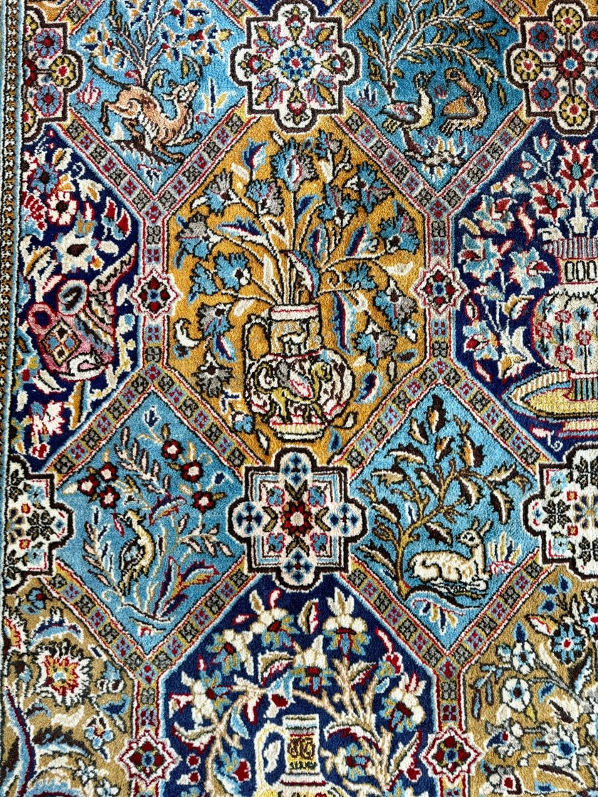 Persian Qum Rug | 7' 3