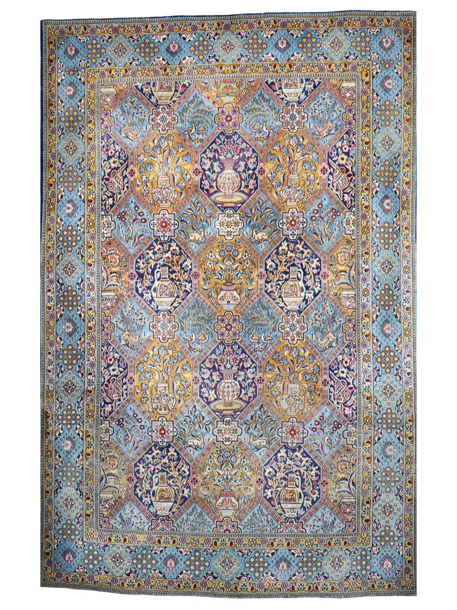 Persian Qum Rug | 7' 3
