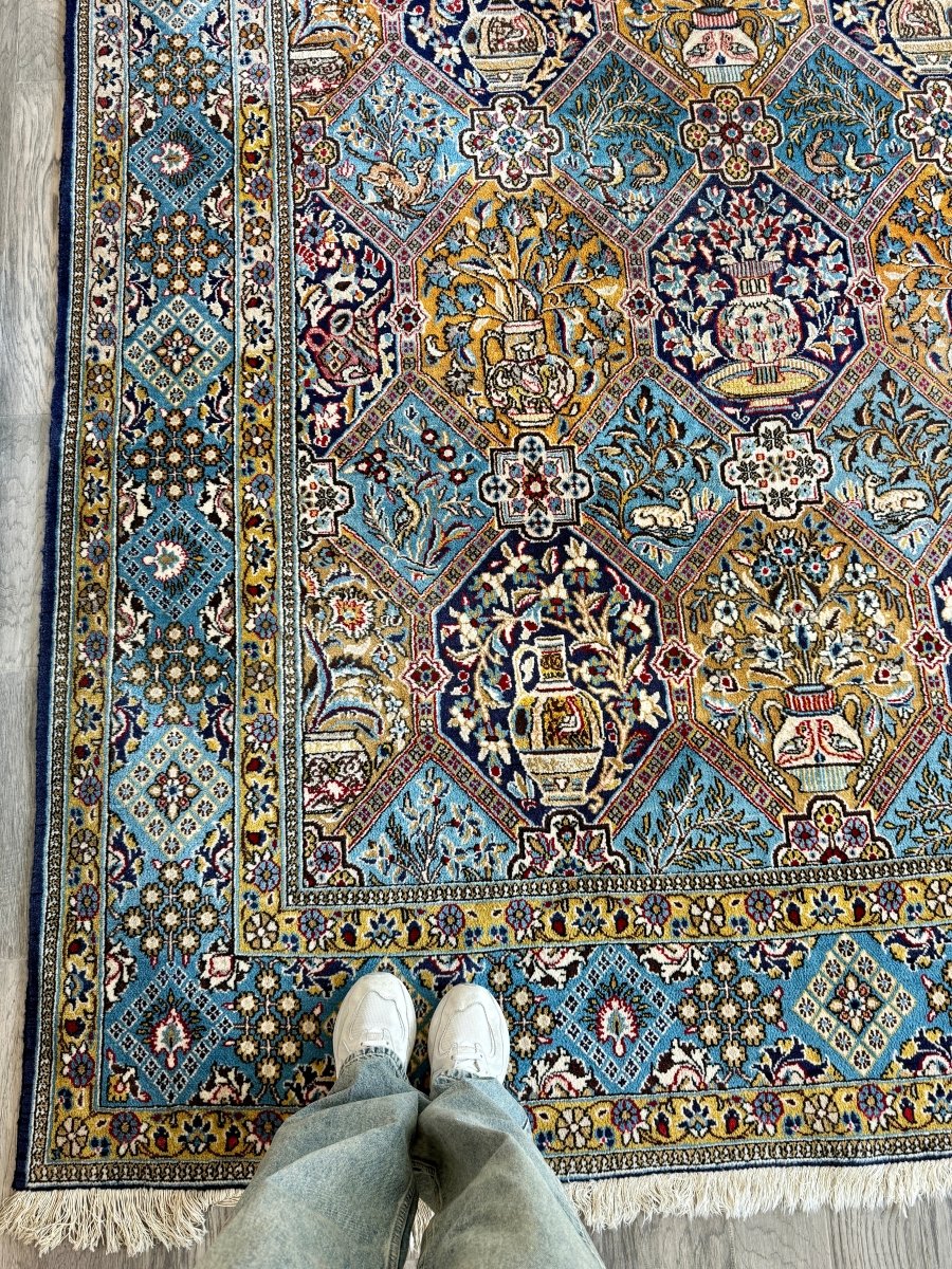 Persian Qum Rug | 7' 3