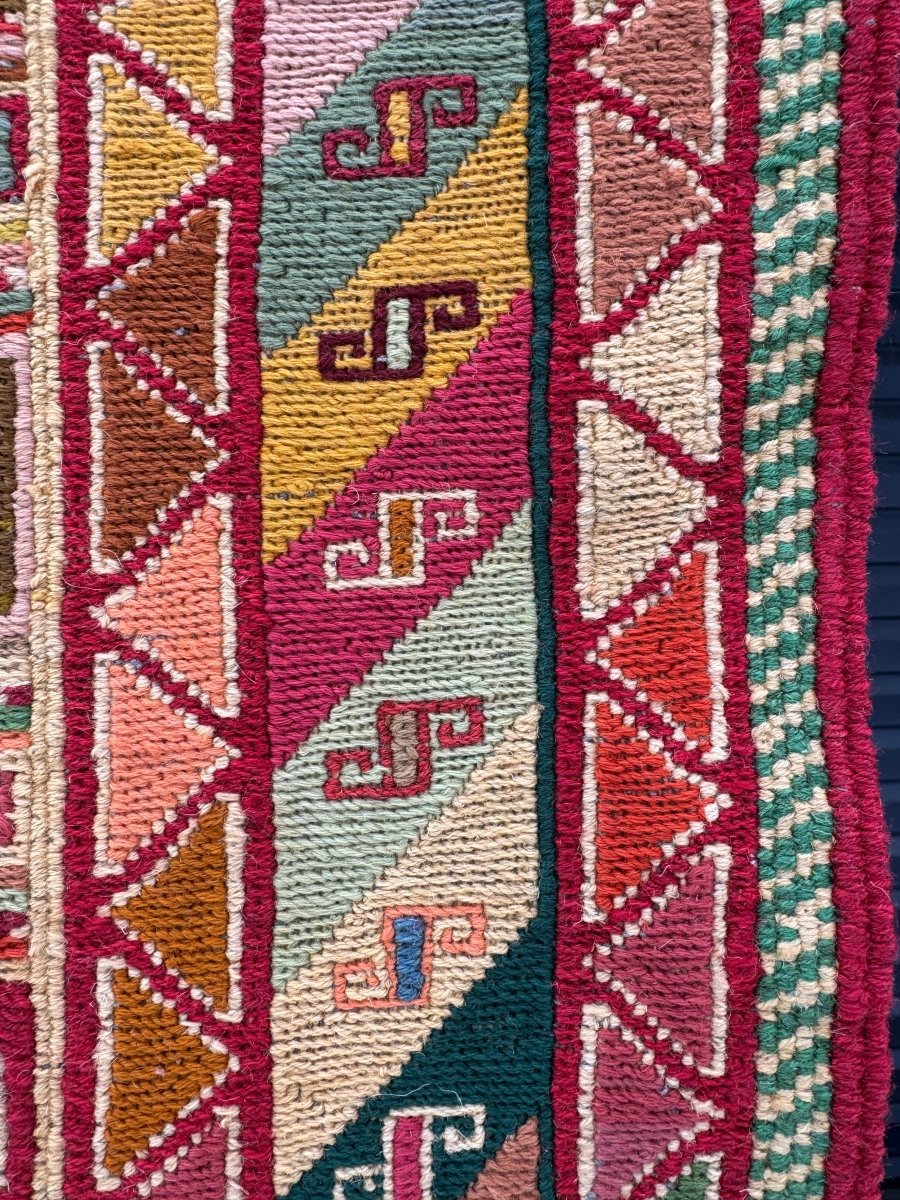 Persian Rah Rah Suzani Kilim | 4' x 6' 9